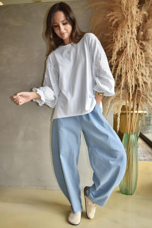 Atik Batwing Top White - p